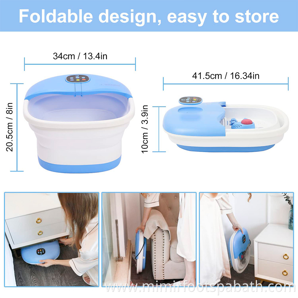 manual massager collapsible foot bath massager